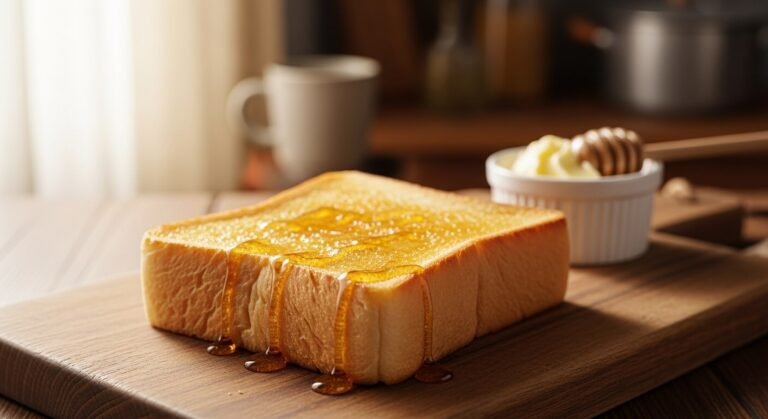 노오븐 바삭 달콤! 식빵으로 만드는 허니 버터 디저트